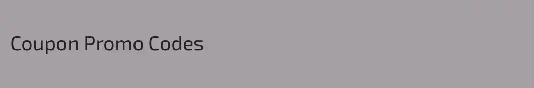 Coupon Promo Codes